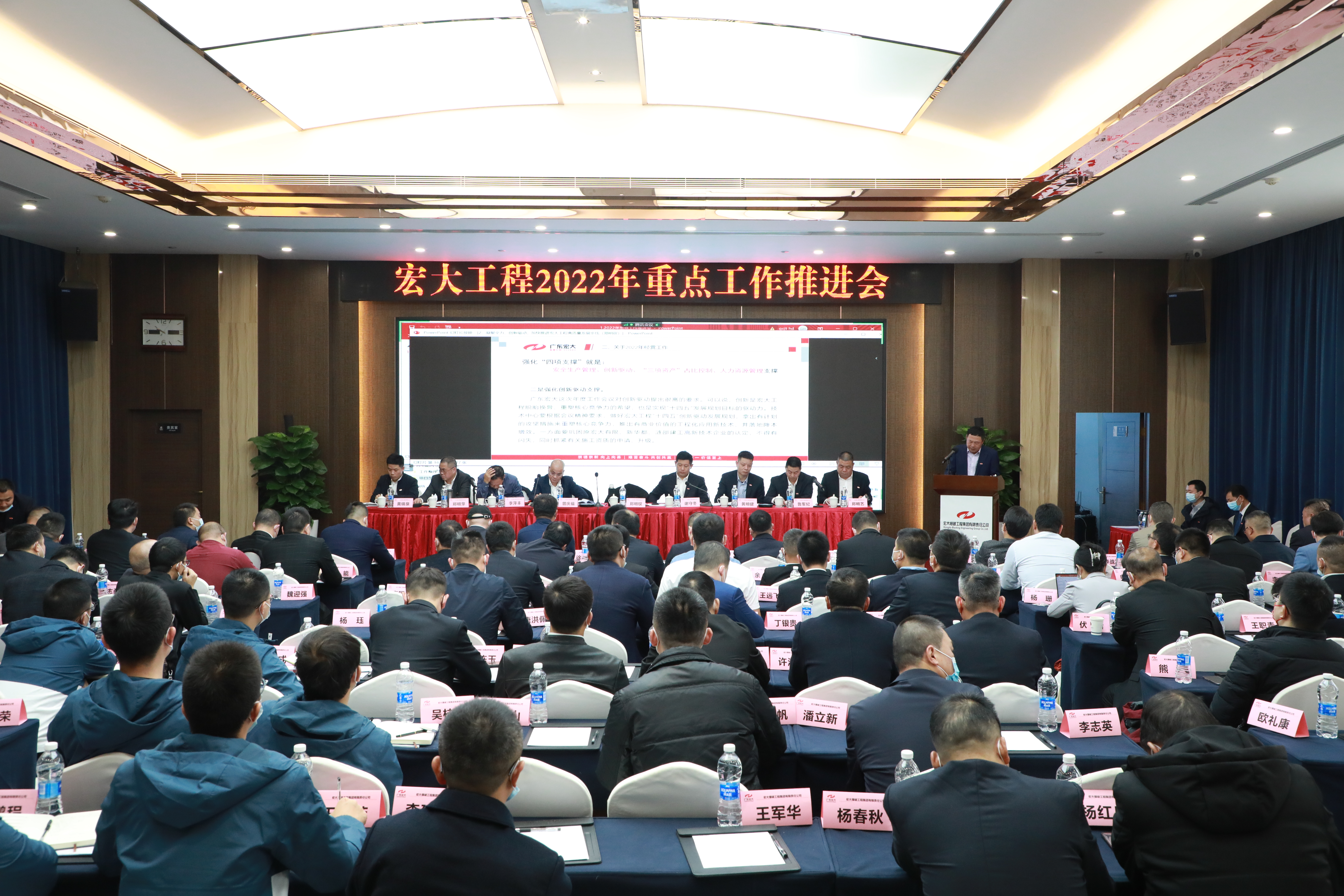 【凝聚全力  創(chuàng)新驅(qū)動(dòng)】 —— 宏大工程集團(tuán)召開(kāi)2022年重點(diǎn)工作推進(jìn)會(huì)